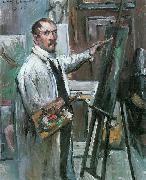 Selbstportrat im Atelier Lovis Corinth